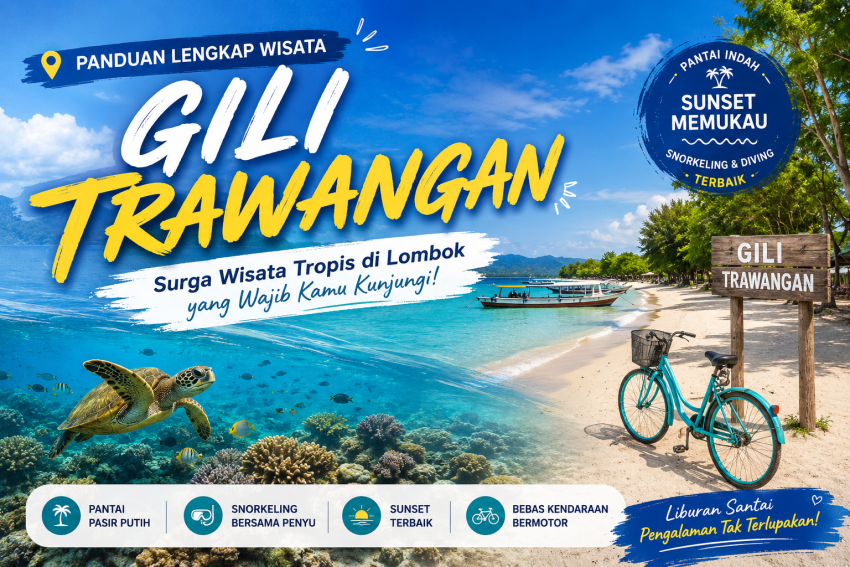 Gili Trawangan: Surga Wisata Tropis di Lombok yang Wajib Kamu Kunjungi